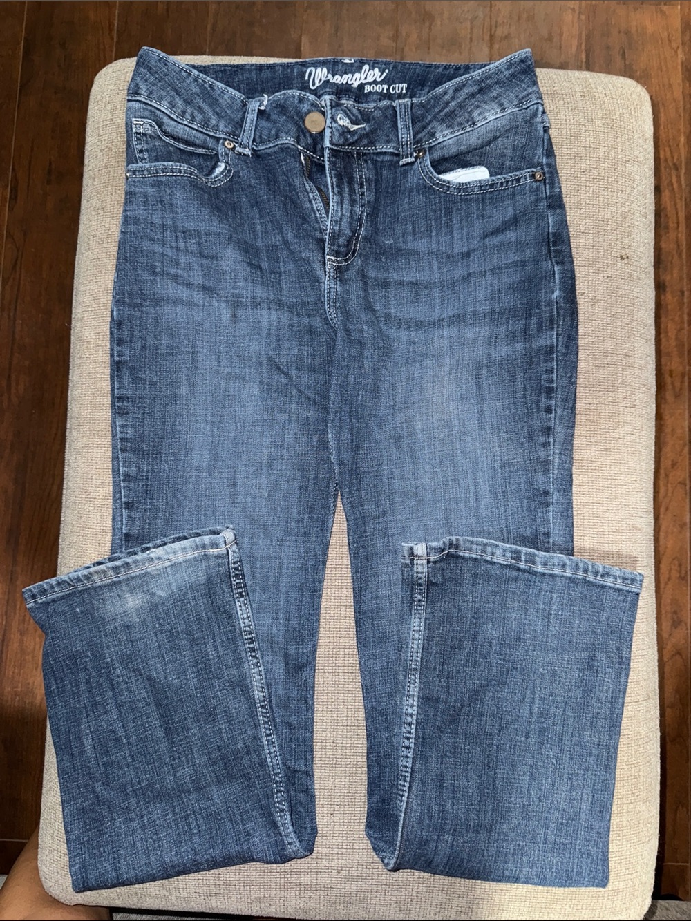 Wrangler Women's Boot Cut Jeans - Medium Blue Wash